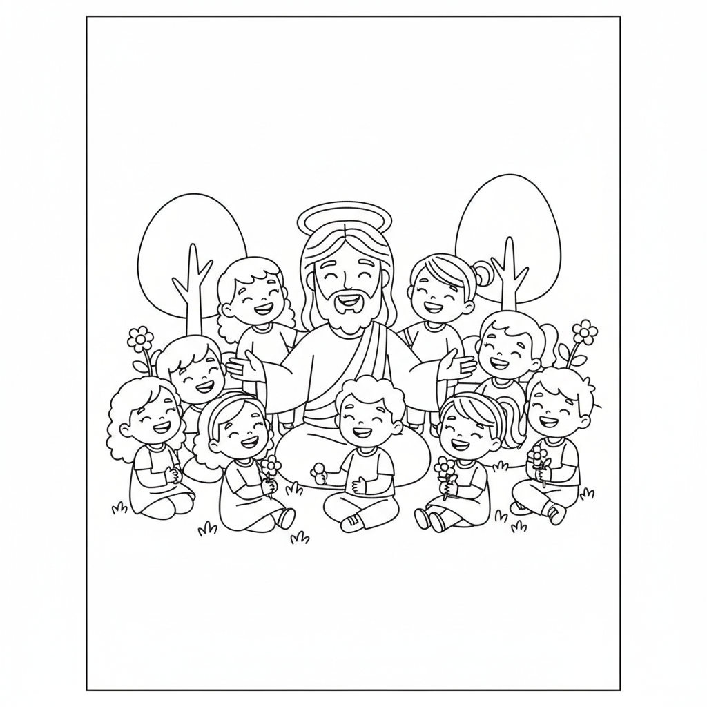 Jesus e as crianças